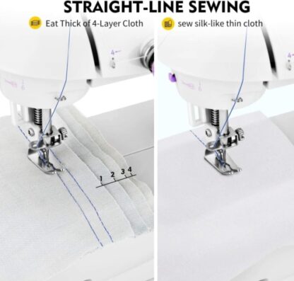 Electric Sewing Machine Portable Multifunctional Household Desktop Sewing UK - Image 9