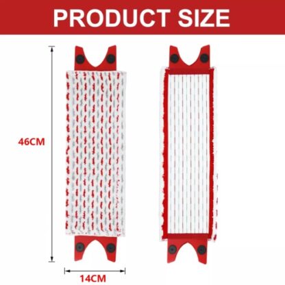 1  2X For Vileda Ultramax 1-2 Spray Replacement Microfibre Pads Mop Head Refill - Image 4