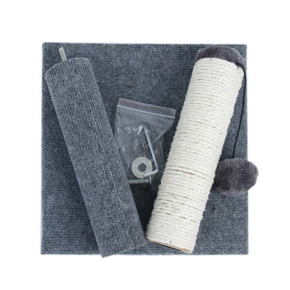 TALL LARGE CAT SCRATCHING POST 55CM STRONG NATURAL SISAL POLE HEAVY DUTY BASE UK - Image 10