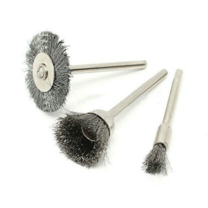 45pcs Wire Cup Brush Set Stainless Steel For Dremel Rotary Tool Accessories - Image 5