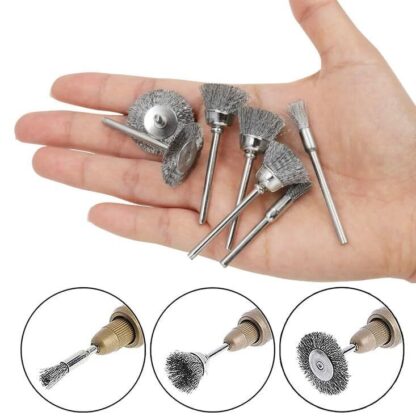45pcs Wire Cup Brush Set Stainless Steel For Dremel Rotary Tool Accessories - Image 9