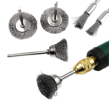 45pcs Wire Cup Brush Set Stainless Steel For Dremel Rotary Tool Accessories - Image 10