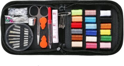 70pc Large Portable Sewing Kit Home Travel Case Needles Thread Scissors Set Box - Image 2