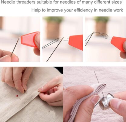 70pc Large Portable Sewing Kit Home Travel Case Needles Thread Scissors Set Box - Image 9
