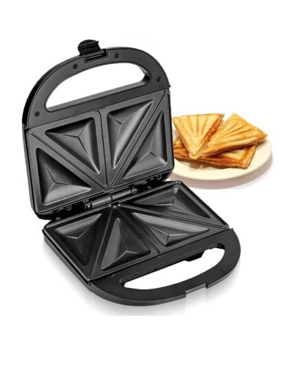 Geepas 750W Toastie Maker 2 Slice Sandwich Toaster Machine Non-Stick Easy Clean - Image 2