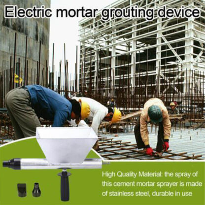 Electric Mortar Grouting Machine Cement Caulking Gun For Brick Walls Pointing UK - Image 8
