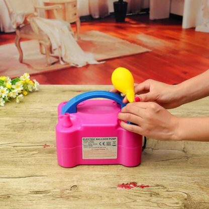 13000pa Electric Balloon Inflator With Dual Nozzle Party Air Blower Xmas UK - Image 4