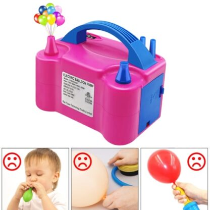 13000pa Electric Balloon Inflator With Dual Nozzle Party Air Blower Xmas UK - Image 6