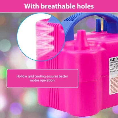 13000pa Electric Balloon Inflator With Dual Nozzle Party Air Blower Xmas UK - Image 7