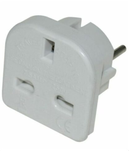 EU Travel Adapter Plug 5 Pack UK To Euro Europe Adaptor 2 Pin Plugs European - Image 9