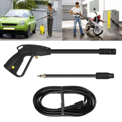High Pressure Power Washer Spray Gun Jet Lance Trigger Wash Wand & 8M Hose Kit - Image 9