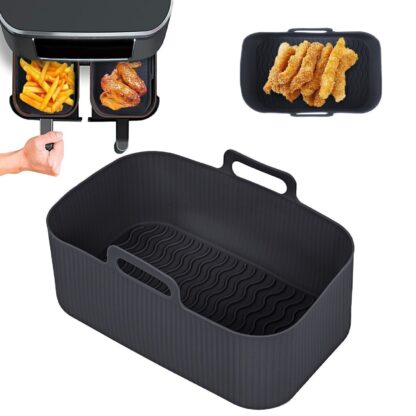 Air Fryer Rack And Grill Rack 8PCS Steel Griller Double Basket Accessories - Image 8
