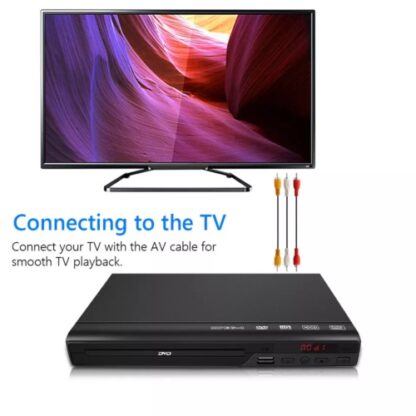 DVD Player Compact Multi Region HDCD CD VCD Music Disc Upscaling USB With Remote - Image 7