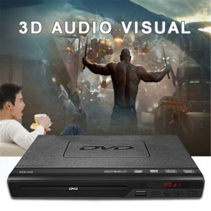 DVD Player Compact Multi Region HDCD CD VCD Music Disc Upscaling USB With Remote - Image 8