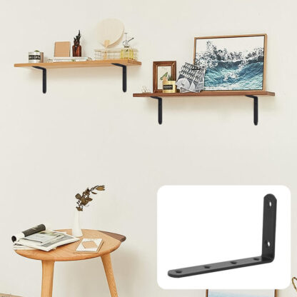 10pc Shelf Brackets Handmade Rustic Heavy Duty Industrial Steel Scaffold Board - Image 6