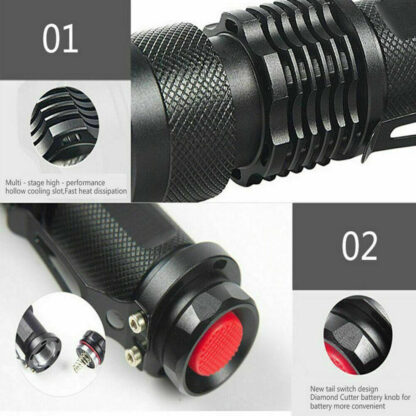 UV Ultra Violet Flashlight Handheld Blacklight Small Flashlight 395nm Mini Light Inspection Lamp Pen Torch Detector For Dog Pet Urine Stains, Bed Bugs And Scorpions - Image 3