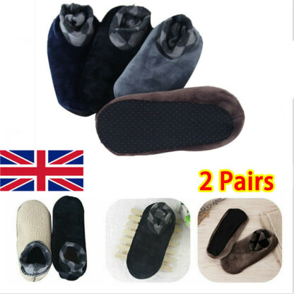 2Pair Women Men Winter Warm Thicken Bed Sock Non Slip Elastic Floor Sock Slipper - Image 6