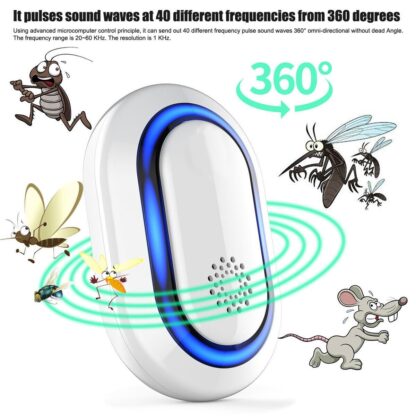 Ultrasonic Pest Insect Rodent Repeller Electronic Plug-In Mice Rat Cockroach Bug - Image 7