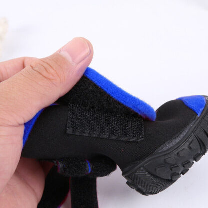 4x Anti-Slip Pet Boots Dog Puppy Waterproof Shoes Protective Rain-Booties Socks - Image 5