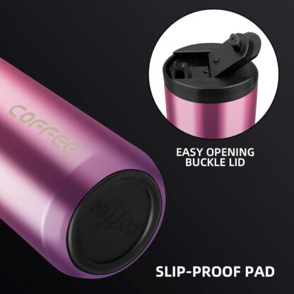 Thermal Travel Coffee Mug Cup Hot Warm Insulated Drinks Thermal Flask UK - Image 9