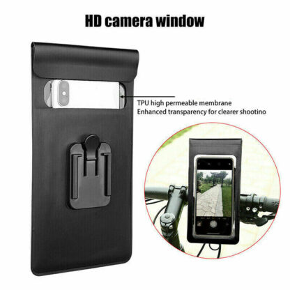 Bicycle Motor Bike 360 Waterproof Phone Case Mount Holder For All Mobile Phones - Image 2