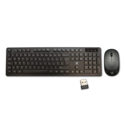 2.4GHz Wireless Keyboard And Mouse Set UK USB Dongle For PC Laptop Full-Size NEW - Image 2