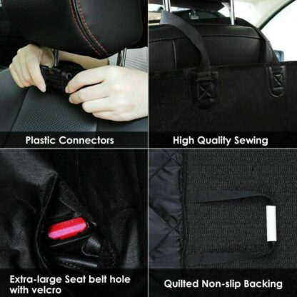 Pet Car Seat Cover Dog Safety Protector Mat Rear Back Seat Hammock Cushion Mat - Image 10