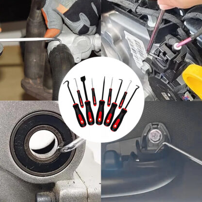 9PCS Profession Scraper Hook And Pick Tool Set O Ring Seal Removal Set&Mini Hook - Image 10