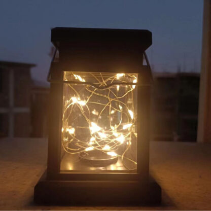 3PCS Solar Powered LED Lantern Light Waterproof Lamp Hanging Outdoor Garden Lawn - Image 7