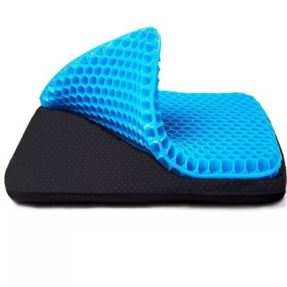 Gel Seat Cushion For Lower Back Pain Pressure Relief Wheelchair Car Office Pad - Image 10