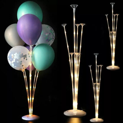 4Pcs LED Light Balloon Stand Holder Kit Support Base Table Wedding Party Decor 72cm - Image 9