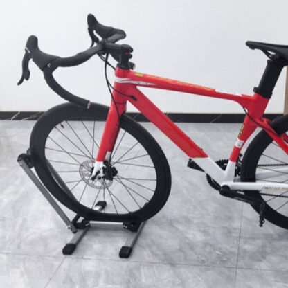 Folding BIKE STAND Portable Bicycle Floor Ground Parking Holder Storage Rack - Image 3