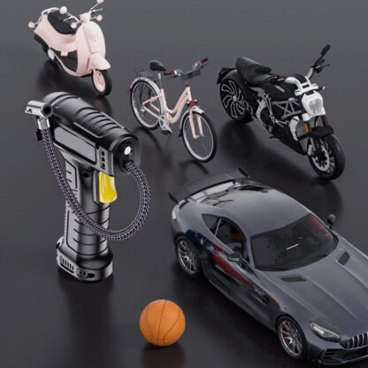 Car Tyre Inflator Cordless Digital USB Rechargeable Tire Air Compressor UK - Image 3