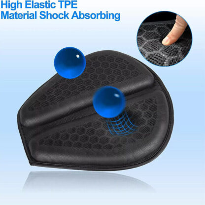 3D Motorbike Gel Pad Motorcycle Seat Cushion Seat Protection Pad For Long Rides - Image 2