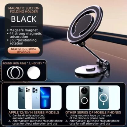 Magnetic Car Phone Holder Mount MagSafe Compatible - Image 3