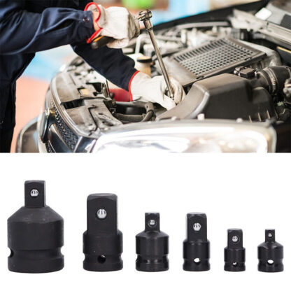 6 X Impact Socket Adapter And Reducer Set Female To Male 1-4 3-8  1-2 3-4 - Image 8