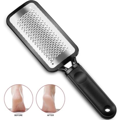 Foot File Scraper Rasp Hard Dead Dry Skin Remover Grater Callus Pedicure Black - Image 7