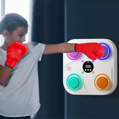 Smart Punching Boxing Electronic Music Machine Home Training Bluetooth With LED. - Image 8