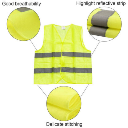 Car Warning Triangle Reflective Emergency Breakdown & High Visibility Vest - Image 7