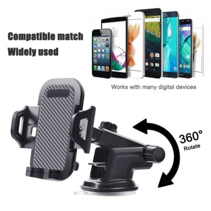 Universal Car Mobile Phone Holder Windscreen Dashboard GPS Stand Cradle UK - Image 7