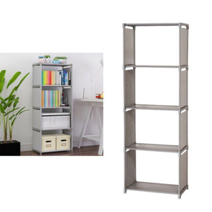 Oxford 4 Cube Bookcase 5 Tier Shelf Display Furniture Storage Unit BooK - Image 6
