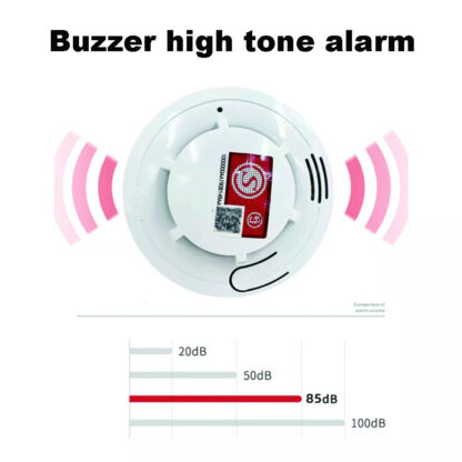 2 X Home Fire Alarm Smoke Detector Gas Sensor Twin Pack With Batteries - Image 6