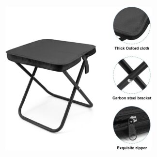 Folding Stool Camping Chair Seat Portable Mini Stool Outdoor Picnic Fishing BBQ