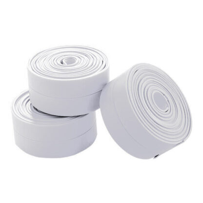 1-3X WATERPROOF SEALING TAPE ADVE WHITE BATHROOM KITCHEN LEAK PVC 22MM X 3.2MHESI - Image 10