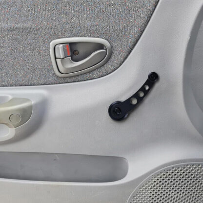 Pair Black Car Truck Window Door Winder Riser Crank Handle Riser Alloy Universal - Image 7