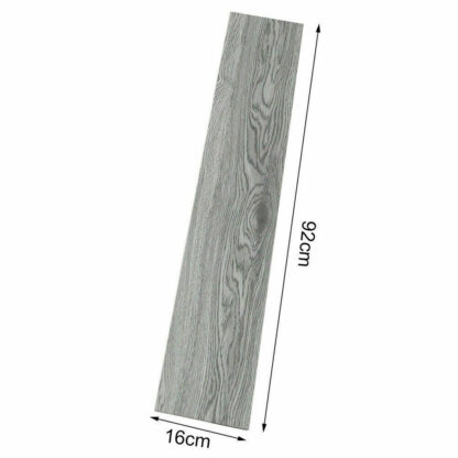 5m Floor Planks Tiles Self Adhesive Wood Effect Vinyl Flooring Kitchen Bathroom - Image 5