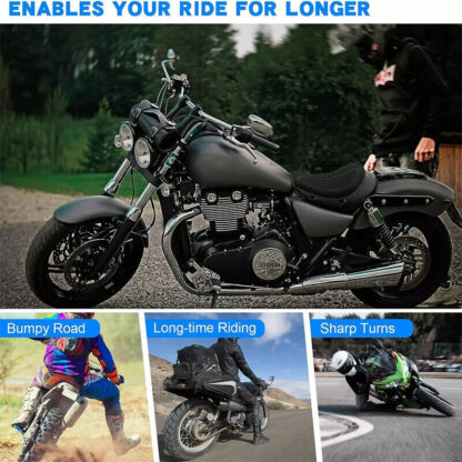 3D Motorbike Gel Pad Motorcycle Seat Cushion Seat Protection Pad For Long Rides - Image 6