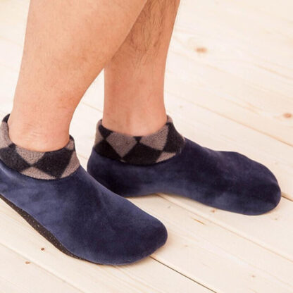 2Pair Women Men Winter Warm Thicken Bed Sock Non Slip Elastic Floor Sock Slipper - Image 4