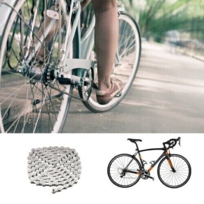 9 Speed 116 Links Road Mountain Bike Chain  Bicycle For Shimano Srsam UK - Image 5