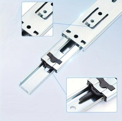 10-16 Heavy Duty Cold Rolled Steel Full Extension Ball Bearing Drawer Slides - Image 7